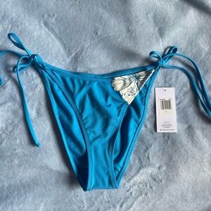 Hurley Blue Tie-Side Bikini Bottom